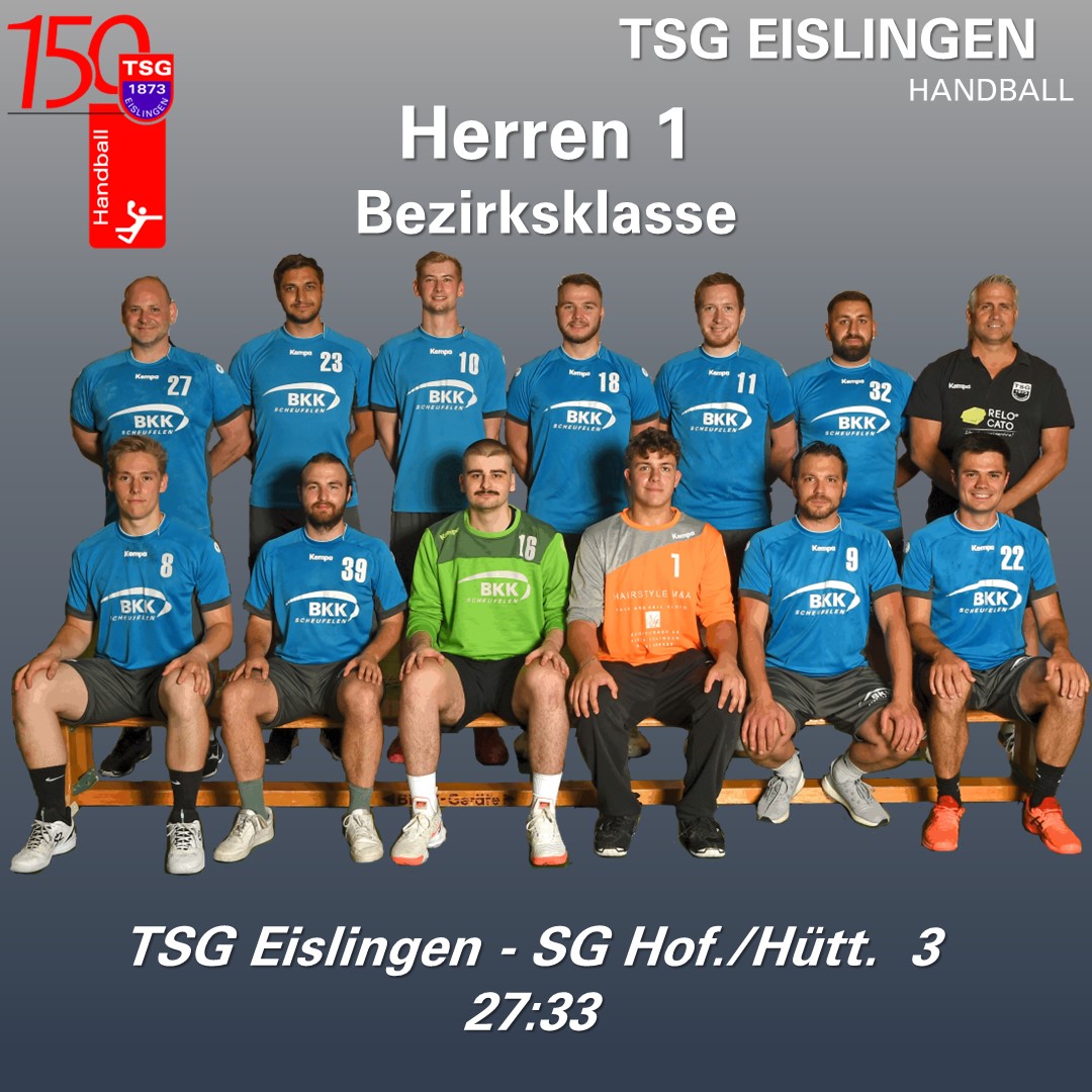 1. Herrenmannschaft verliert gegen die SG Hof/Hüttl. 3
